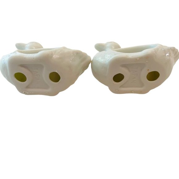 Vintage Napkin Rings Porcelain Animal Animals Set of 4 with Box 1984 - Picture 7 of 9